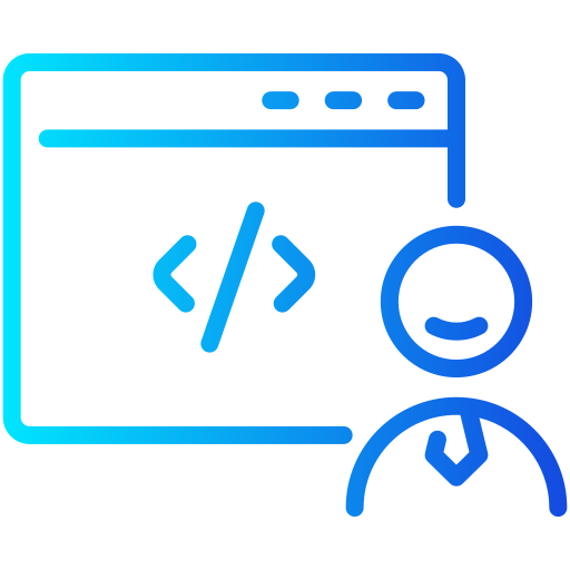 desarrollador web icono gratis