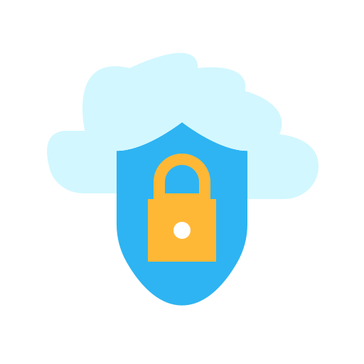 protección en la nube icono gratis