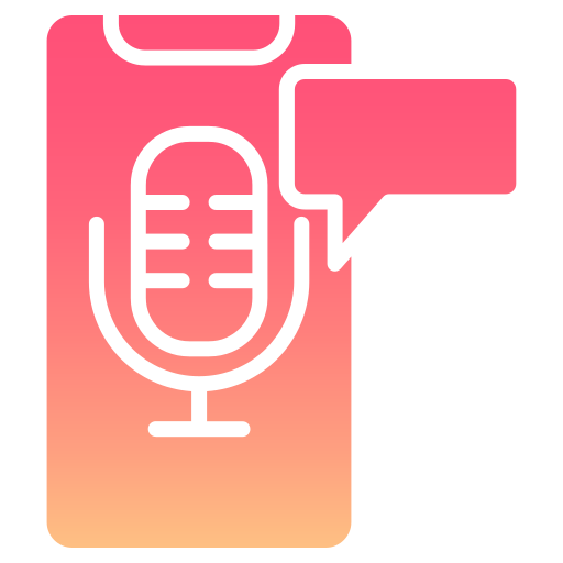mensaje de voz icono gratis