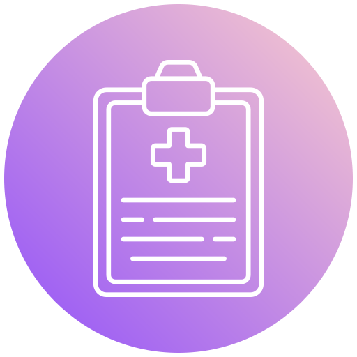 informe médico icono gratis