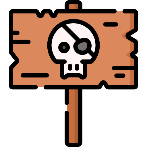 signo de calavera icono gratis