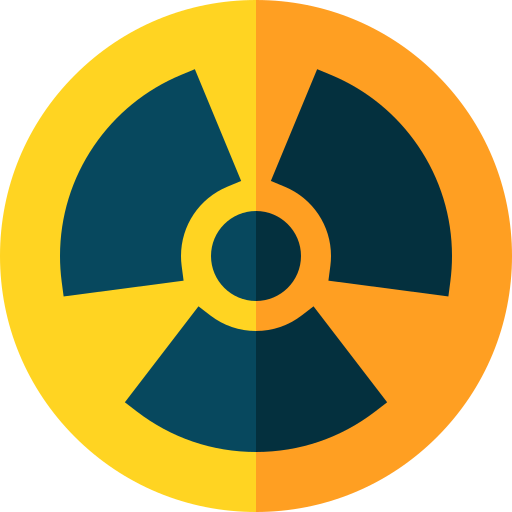 Radioactivo icono gratis