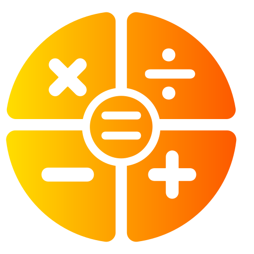 matemáticas icono gratis