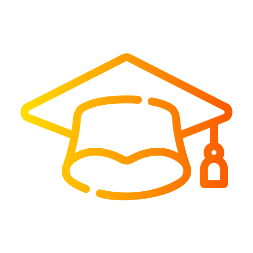 gorro de graduación icono gratis