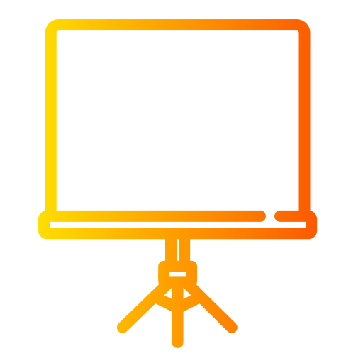 quadro branco grátis ícone