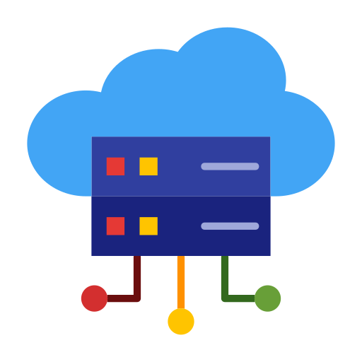 servidor en la nube icono gratis