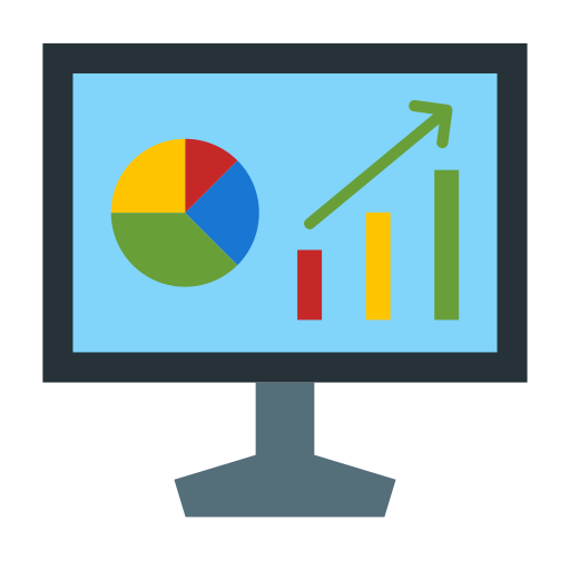 visualización de datos icono gratis