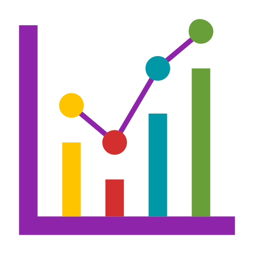 gráfico de barras icono gratis