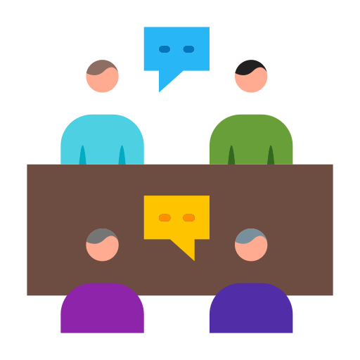 reunión icono gratis