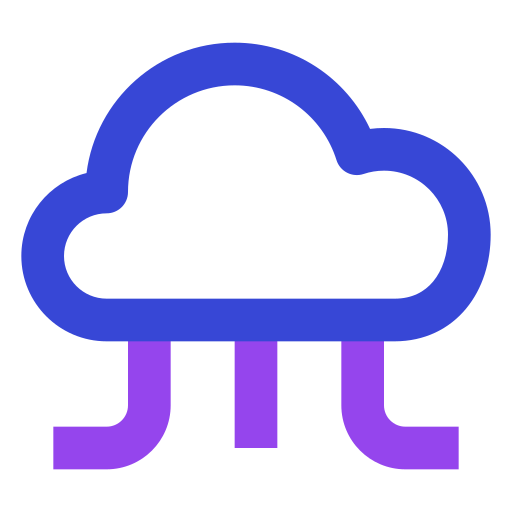 comunicaciones de computación en la nube icono gratis