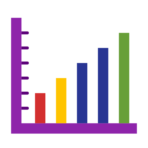 gráfico de barras icono gratis