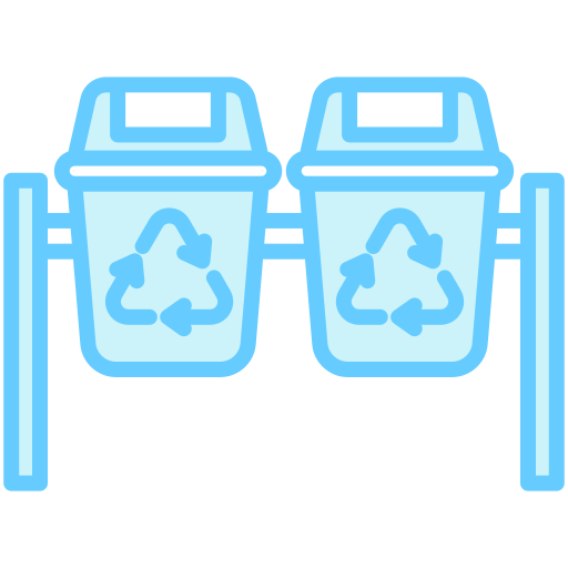 contenedor de reciclaje icono gratis