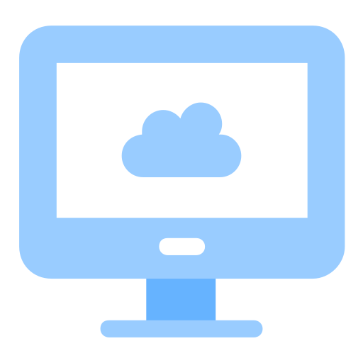 computación en la nube icono gratis