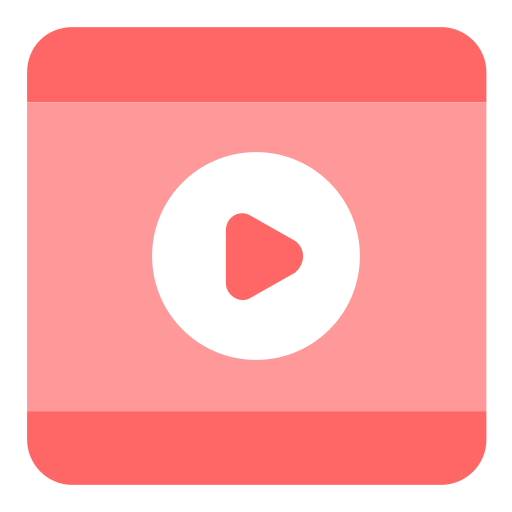 reproductor de video icono gratis