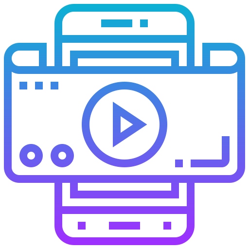 Película icono gratis