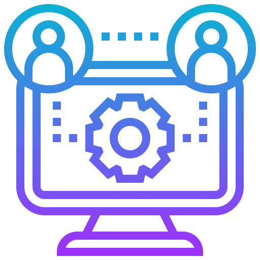 Network Meticulous Gradient icon