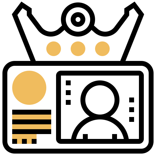 Carnet de identidad icono gratis