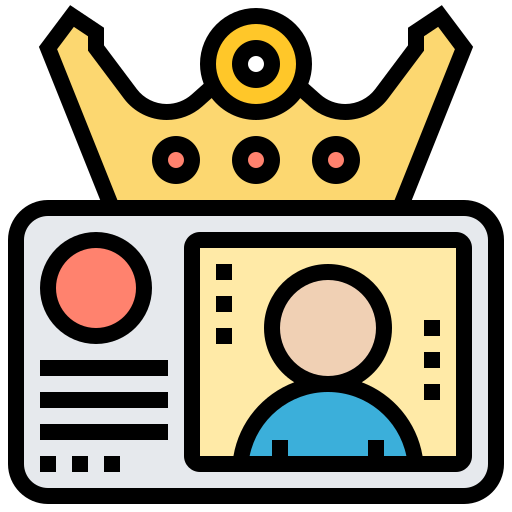 Carnet de identidad icono gratis