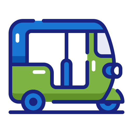 auto rickshaw icono gratis