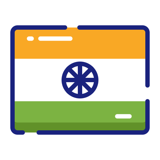 bandera india icono gratis