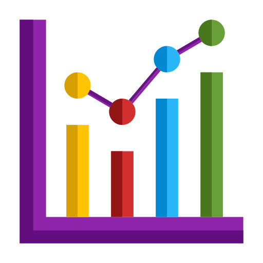 gráfico de barras icono gratis