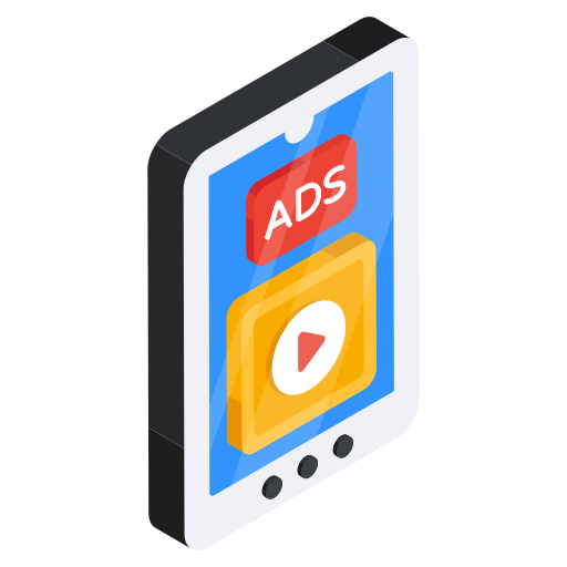 publicidad en video icono gratis