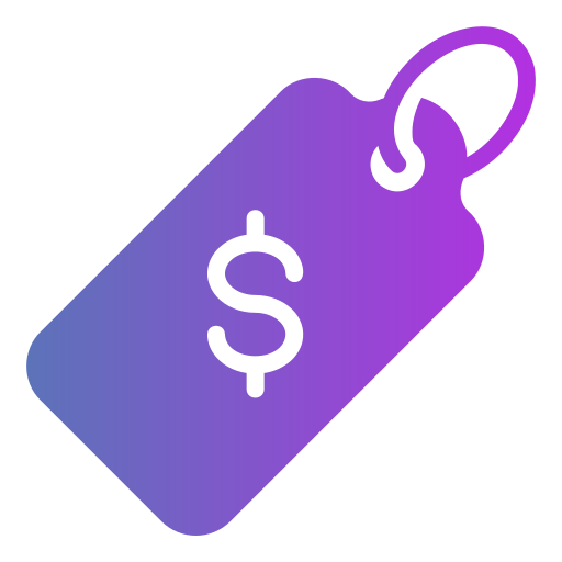 etiqueta de precio icono gratis