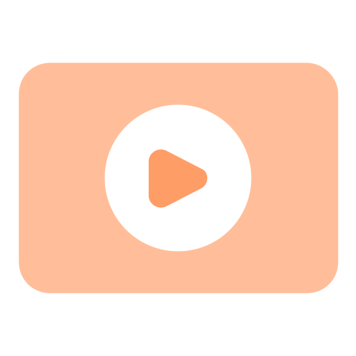 reproductor de video icono gratis