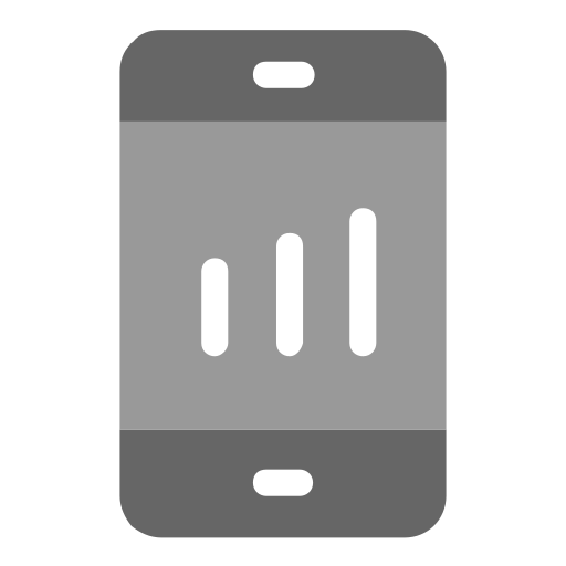 gráfico móvil icono gratis