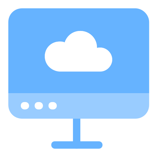 computación en la nube icono gratis