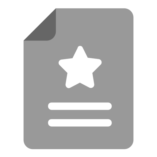 documento favorito icono gratis