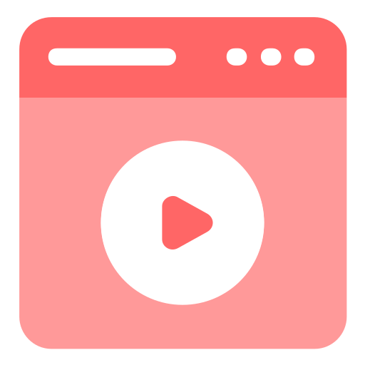 reproductor de video icono gratis