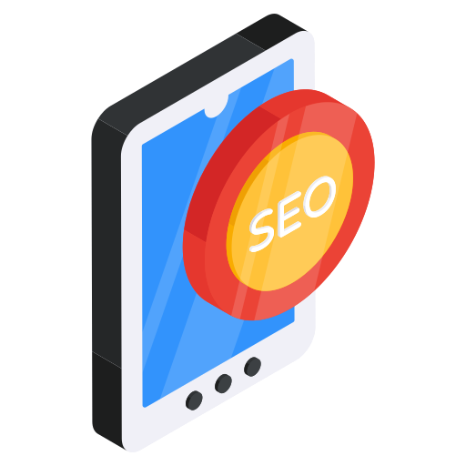 seo móvil icono gratis