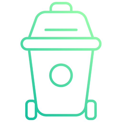 contenedor de reciclaje icono gratis