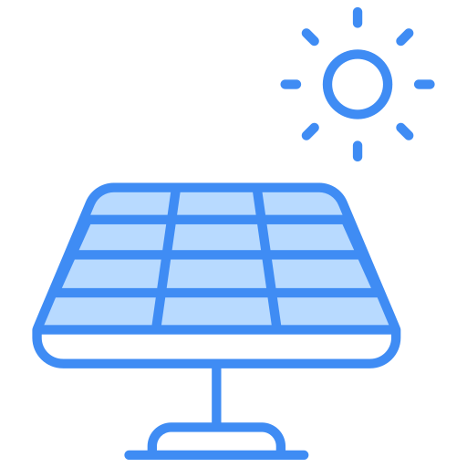 energía solar icono gratis