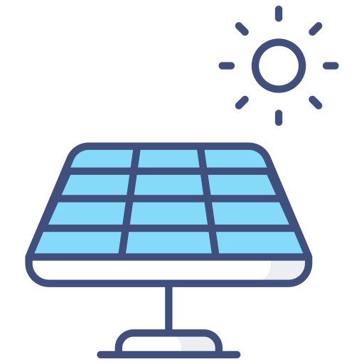 energía solar icono gratis