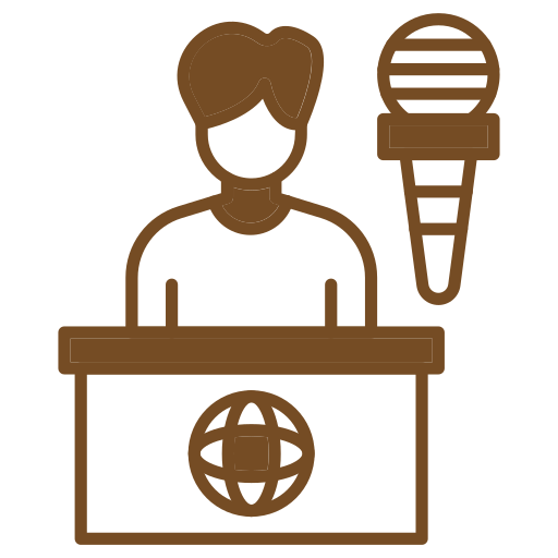 informe de noticias icono gratis