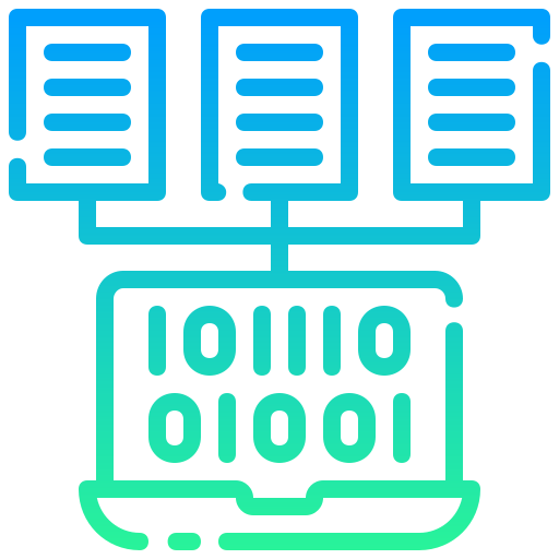 conversión de datos icono gratis