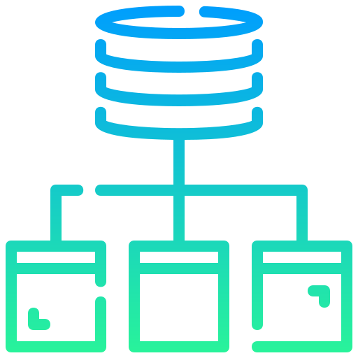 modelado de datos icono gratis