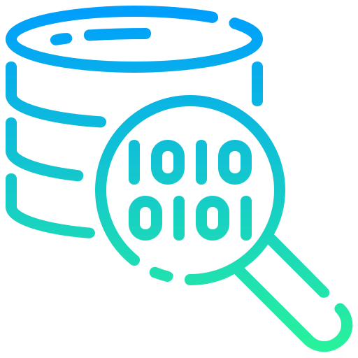 escaneo de base de datos icono gratis