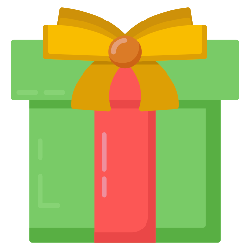 caja de regalo icono gratis