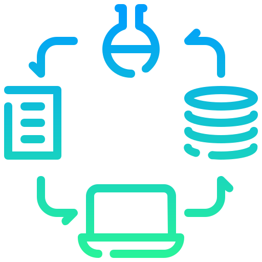 ciencia de datos icono gratis