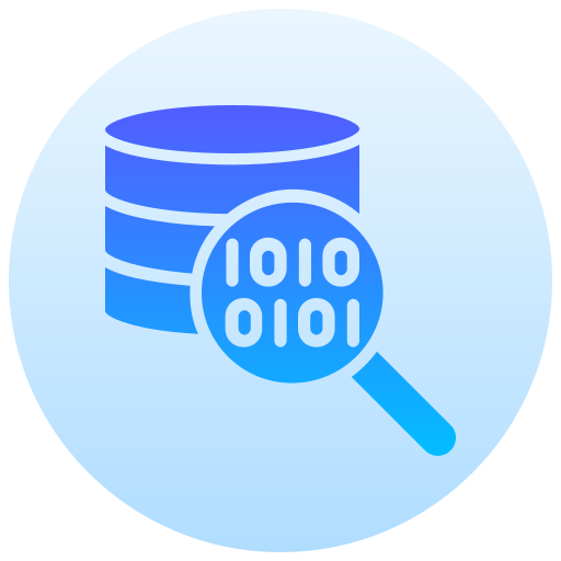 escaneo de base de datos icono gratis