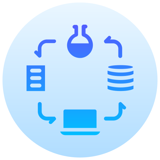 ciencia de datos icono gratis