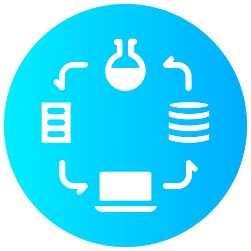 ciencia de datos icono gratis