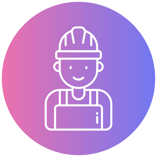 trabajador de la construcción icono gratis