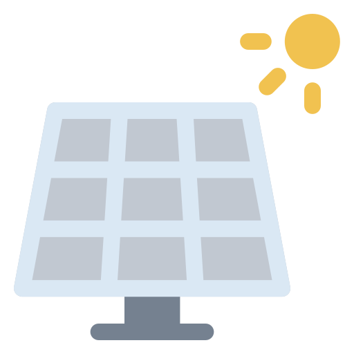 panel solar icono gratis