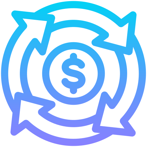 economía circular icono gratis