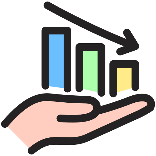 Рецессия бесплатно иконка