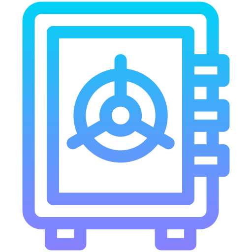 caja de seguridad icono gratis